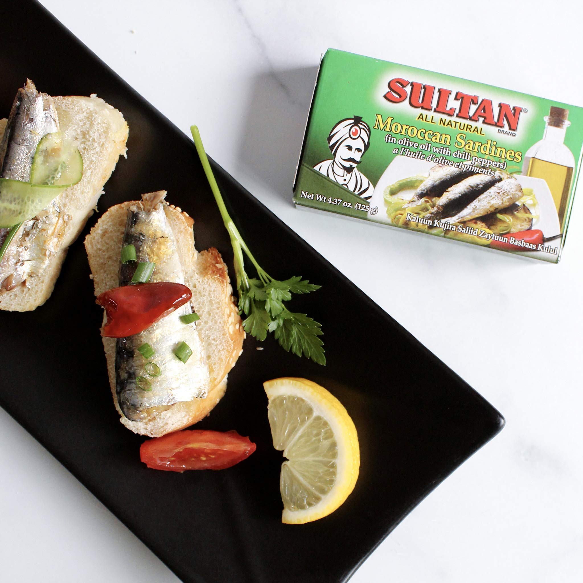 Premium Moroccan Sardines in Olive Oil - 100% Natural, High Protein, No Additives, Keto & Paleo Friendly - 4.37oz Cans (Pack of 50) - Perfect for Healthy Snacks, Salads & Mediterranean Recipes
