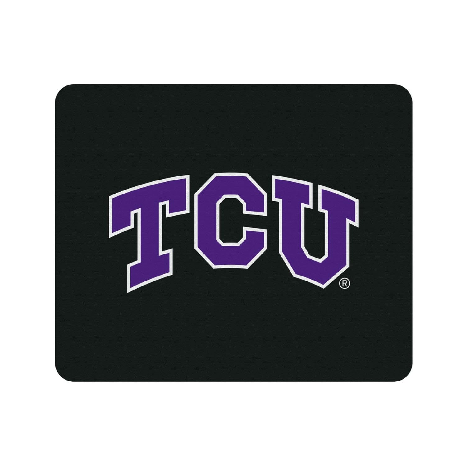 Texas Christian University TCU Logo Mouse Pad - Non-Slip Fabric Gaming & Office Desk Mat for Computers, Laptops - Perfect for Work, Study & Gaming Setup