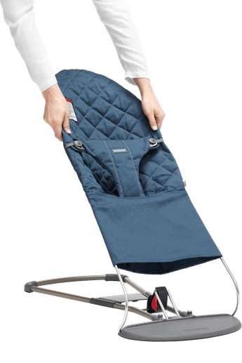 BabyBjorn Fabric Set for Bouncer Bliss - Soft Quilted Cotton Cover - Perfect for Nursery, Playtime & Baby Comfort