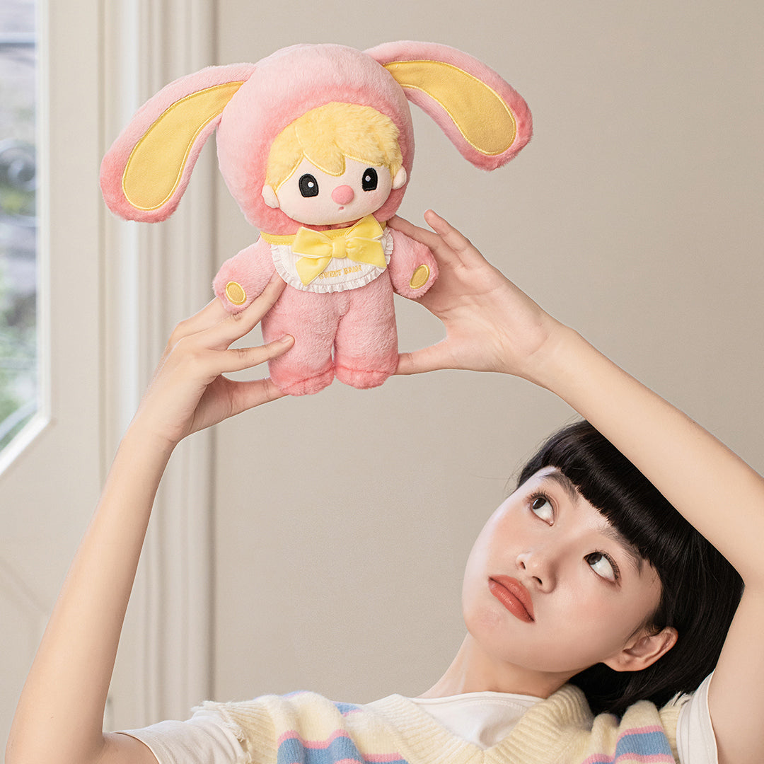 POP MART Sweet Bean Animals' Play Series Plush Stuffed Cotton Doll - Cute Collectible Toy for Kids & Adults, Perfect for Home Decor, Gift Giving, and Playtime Fun