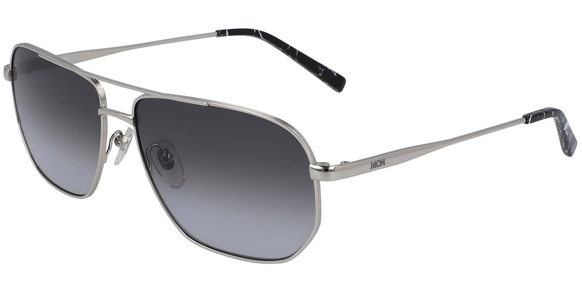 MCM 141 S 045 Silver Sunglasses - UV Protection Fashion Shades for Women & Men - Perfect for Beach, Driving & Outdoor Activities