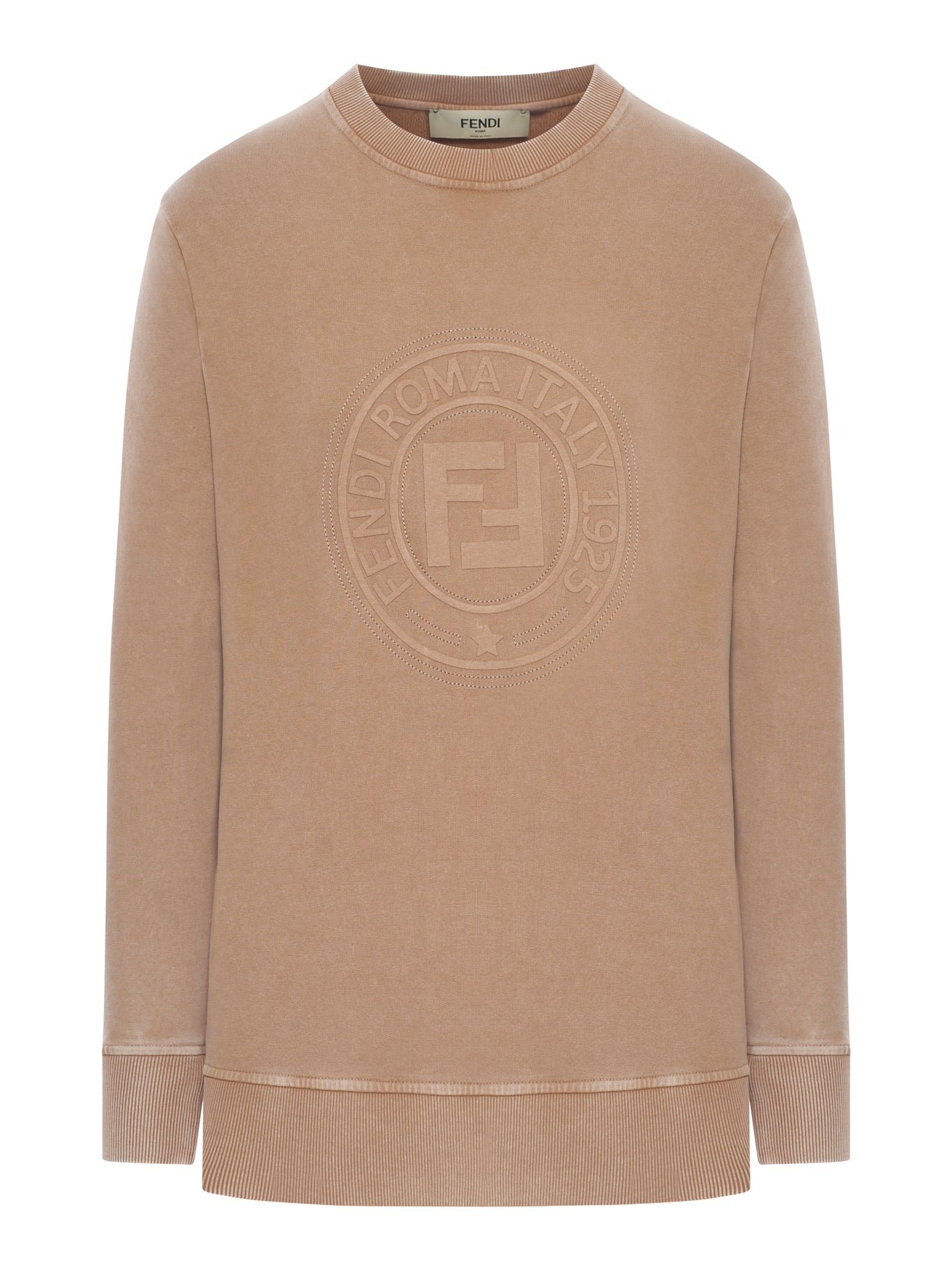 Fendi Roma Logo Cotton Sweatshirt for Men & Women | Comfortable Casual Pullover Hoodie for Streetwear, Lounge & Everyday Outfits