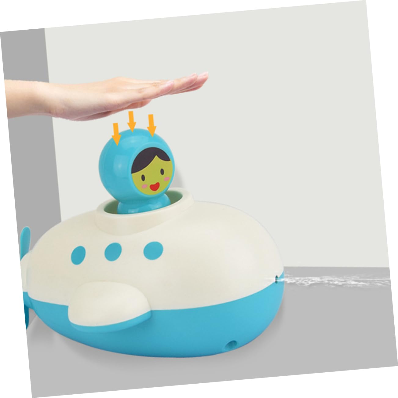 Rotating Water Spray Submarine Bath Toy - Colorful & Fun Bath Time Toys for Kids | Perfect for Bathtub Play & Sensory Development