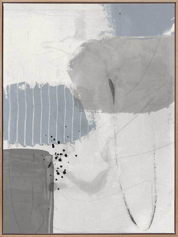 Concrete Decision II Canvas Art Print - Modern Abstract Wall Decor for Living Room, Bedroom & Office - Perfect for Home & Office Decor