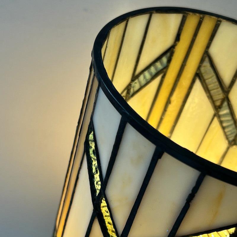Prairie Round Tiffany Table Lamp - Handcrafted Stained Glass Lighting for Living Room, Bedroom & Office - Tiffany Lighting Direct