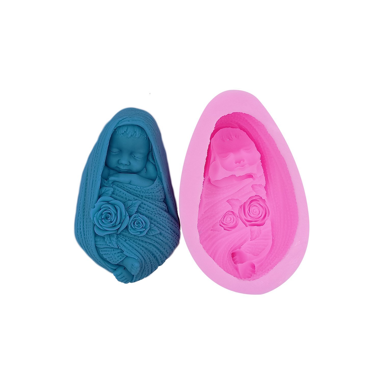 Baby Silicone Soap Molds - Candle Making, DIY Crafts & Resin Art Supplies for Kids & Adults - Perfect for Birthday Parties, Classroom Activities & Home Decor Projects