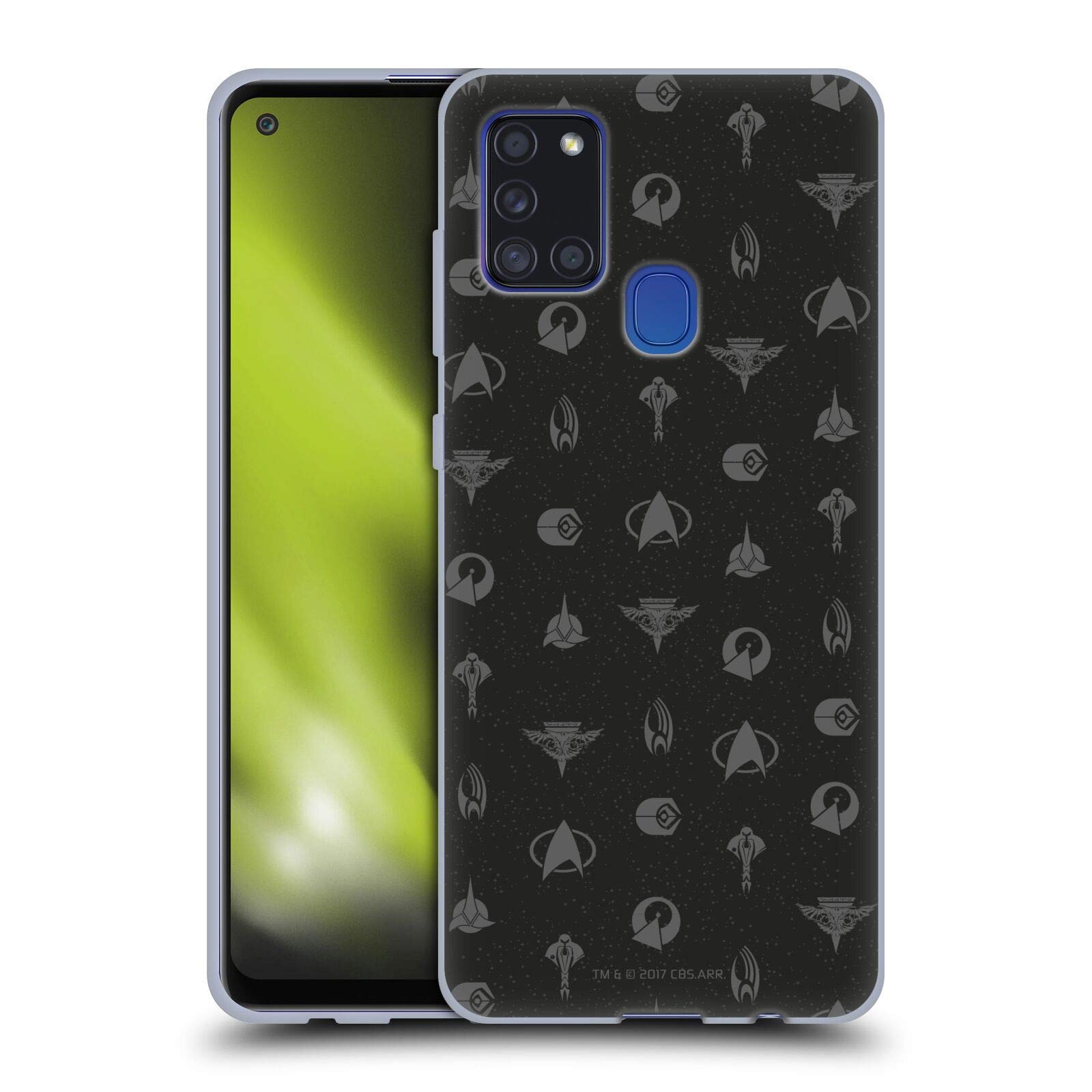 Star Trek TNG Officially Licensed Soft Gel Case for Samsung Galaxy A21s (2020) - Durable Protection with Iconic Badge Design, Perfect for Trekkies and Everyday Use