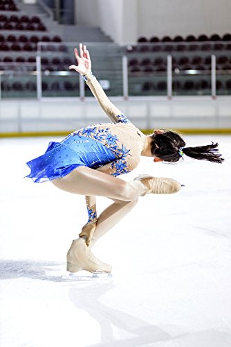 Evolution Figure Skating Tights 3339 - Seamless Footless Dance Tights for Women & Girls - Perfect for Ice Skating, Ballet, Gymnastics and Dance Practice