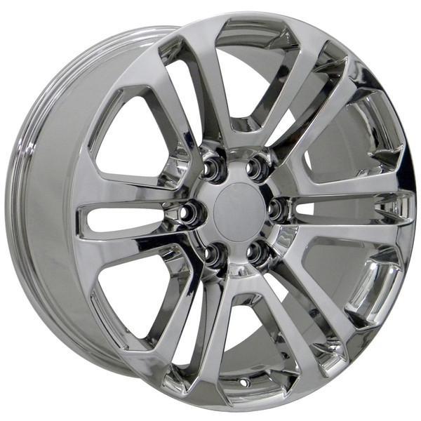 20 Inch Chrome Replacement Wheel for Chevy C2500 (1988-2000) - OEM Style Rim 9506481 - Perfect for Truck Restoration & Custom Upgrades