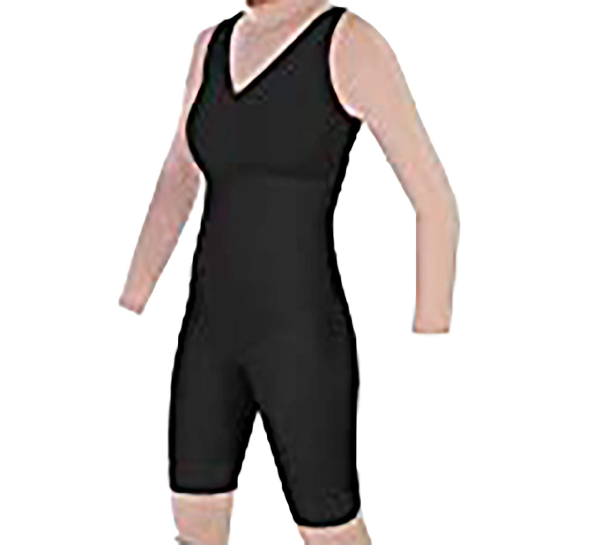 ContourMD Style 27BNZ Mid Thigh Shaper Bra Top - Seamless Compression Garment for Women, Small Black | Tummy Control Shapewear for Postpartum, Workout & Everyday Wear