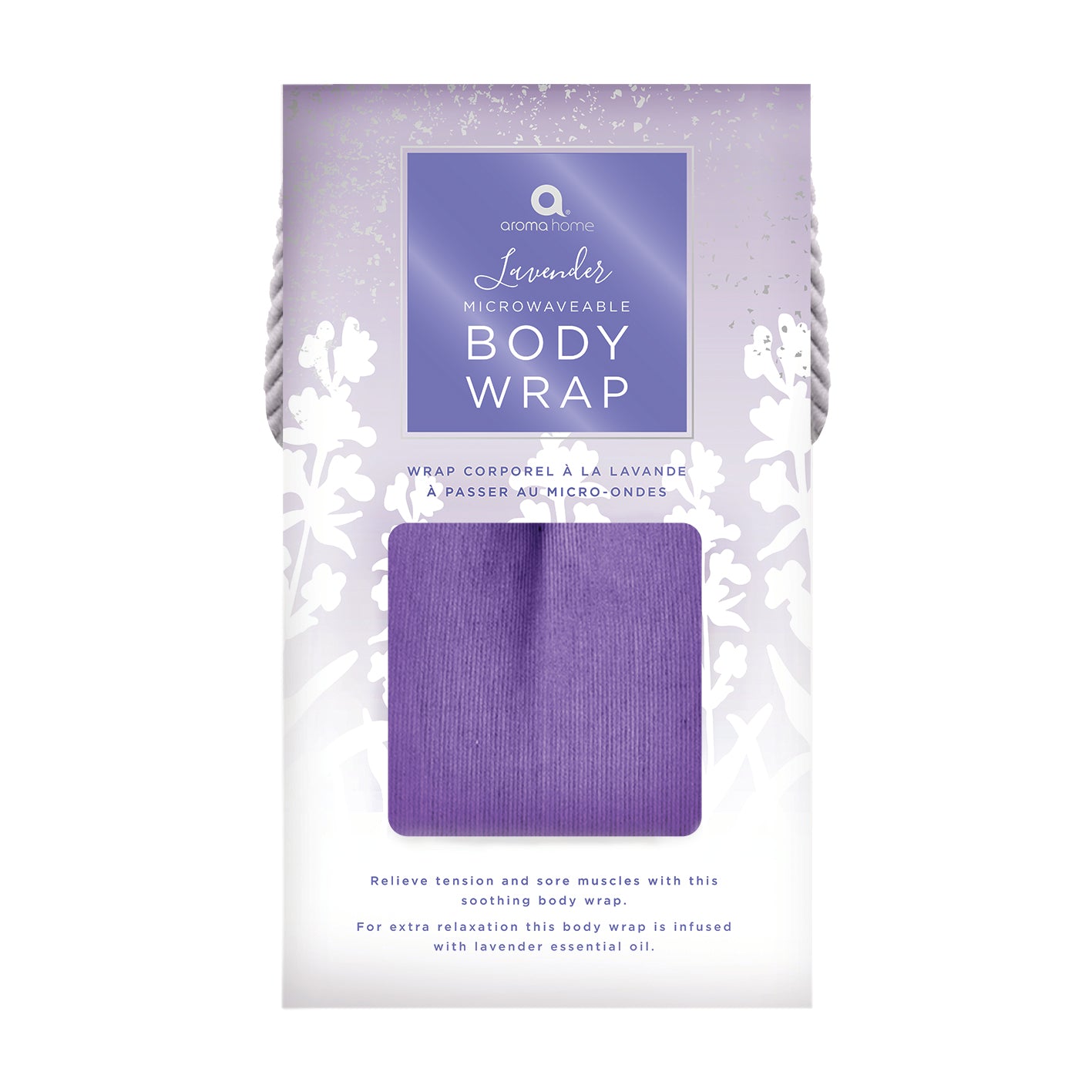 Lavender Soothing & Relaxing Microwavable Body Wrap for Pain Relief, Stress Relief & Sleep Aid - Perfect for Neck, Shoulder & Back Pain - Aromatherapy Heating Pad for Home & Office Use