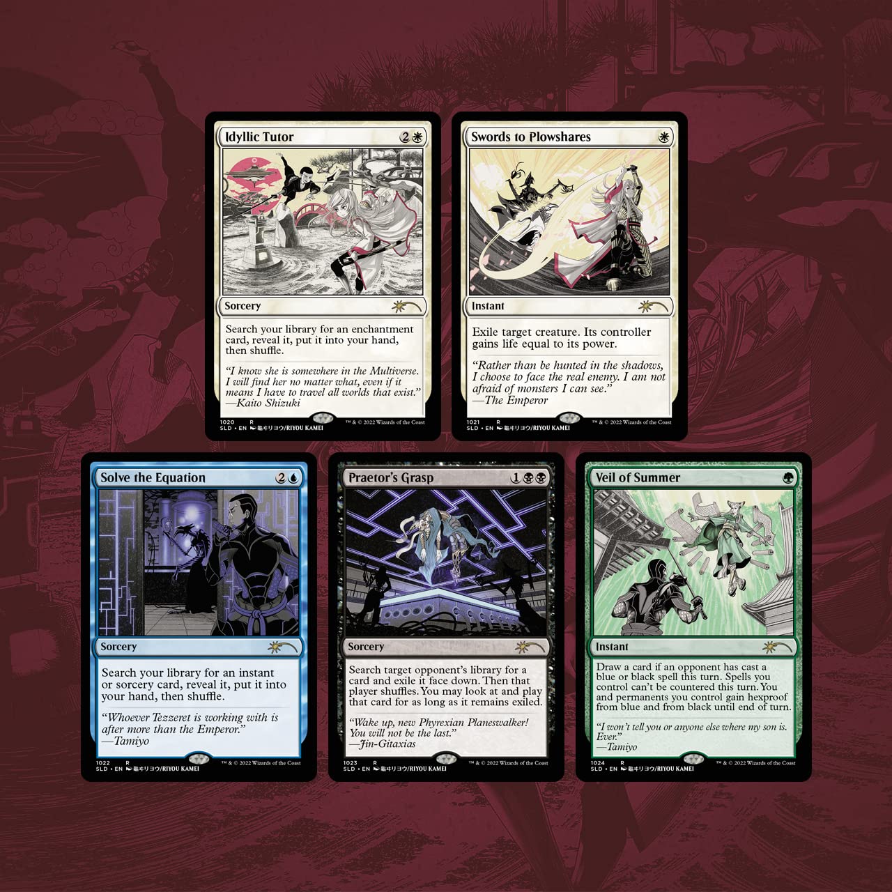 Magic: The Gathering Secret Lair - Kamigawa: The Manga Foil Edition Cards | Collectible Trading Card Game for MTG Players | Perfect for Tournaments, Deck Building & Anime-Inspired Gaming