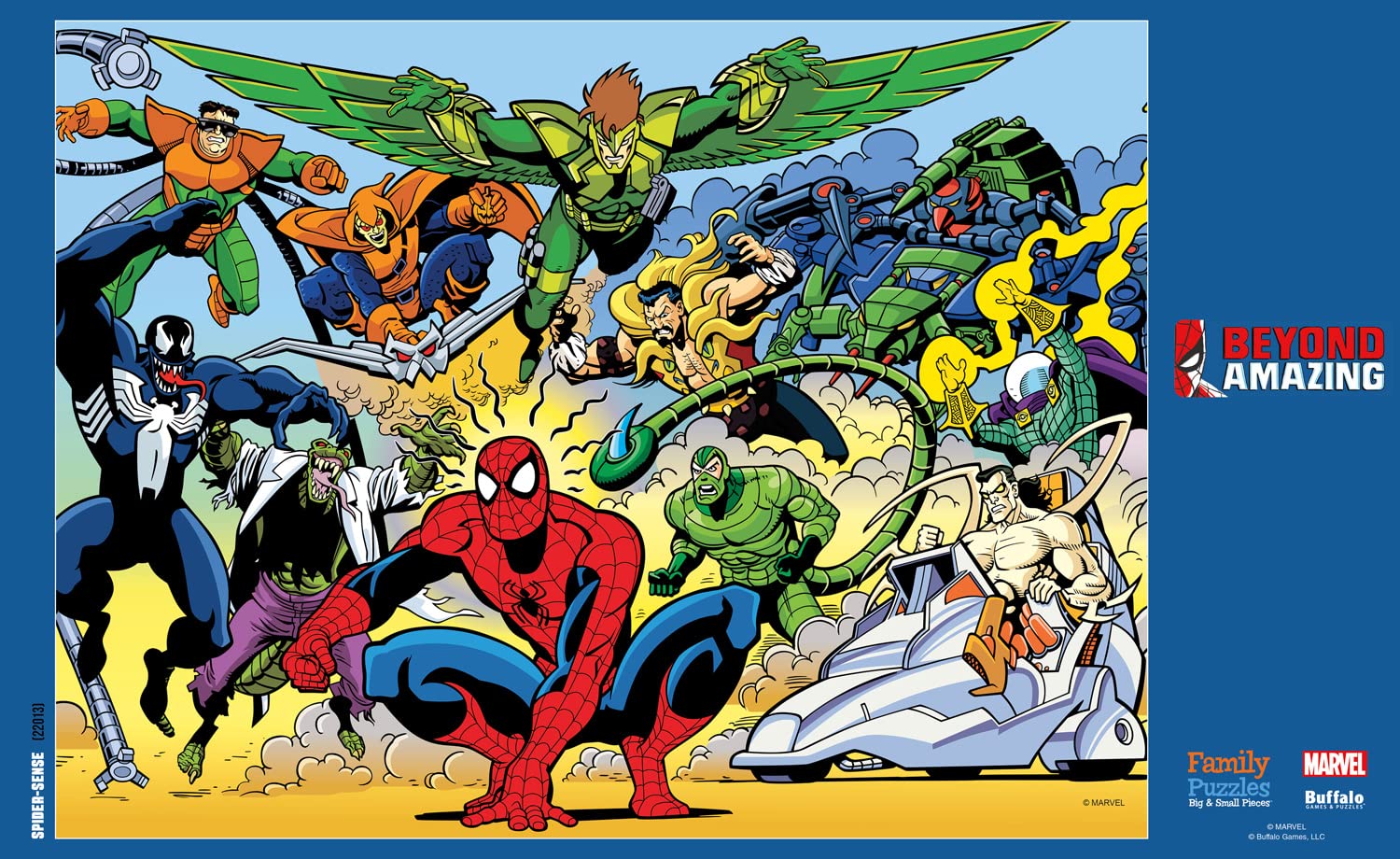 Buffalo Games Marvel Spider-Sense 400-Piece Jigsaw Puzzle for Adults & Families – Challenging Puzzle Game for Game Nights & Family Bonding – Finished Size 21.25x15 Inches – Perfect for Home Entertainment & Marvel Fans