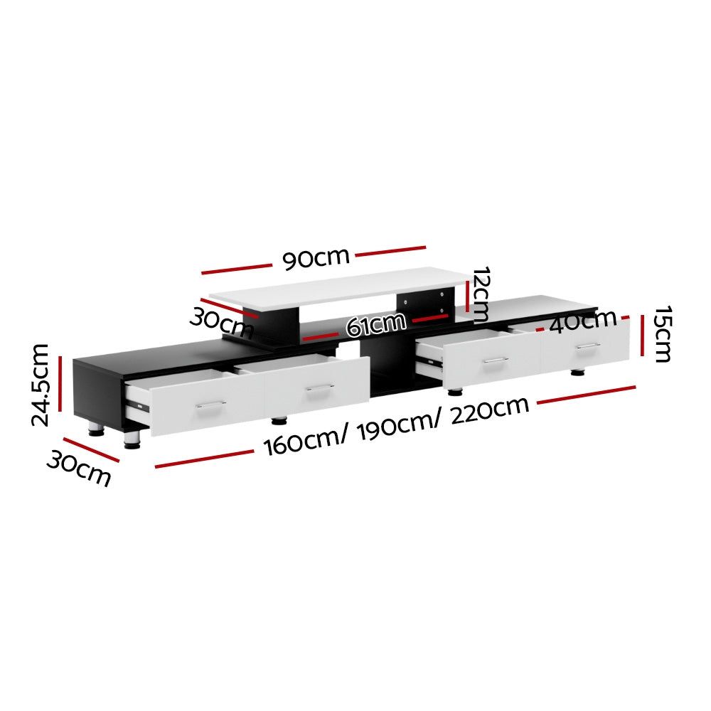 Modern TV Stand Entertainment Center - 62