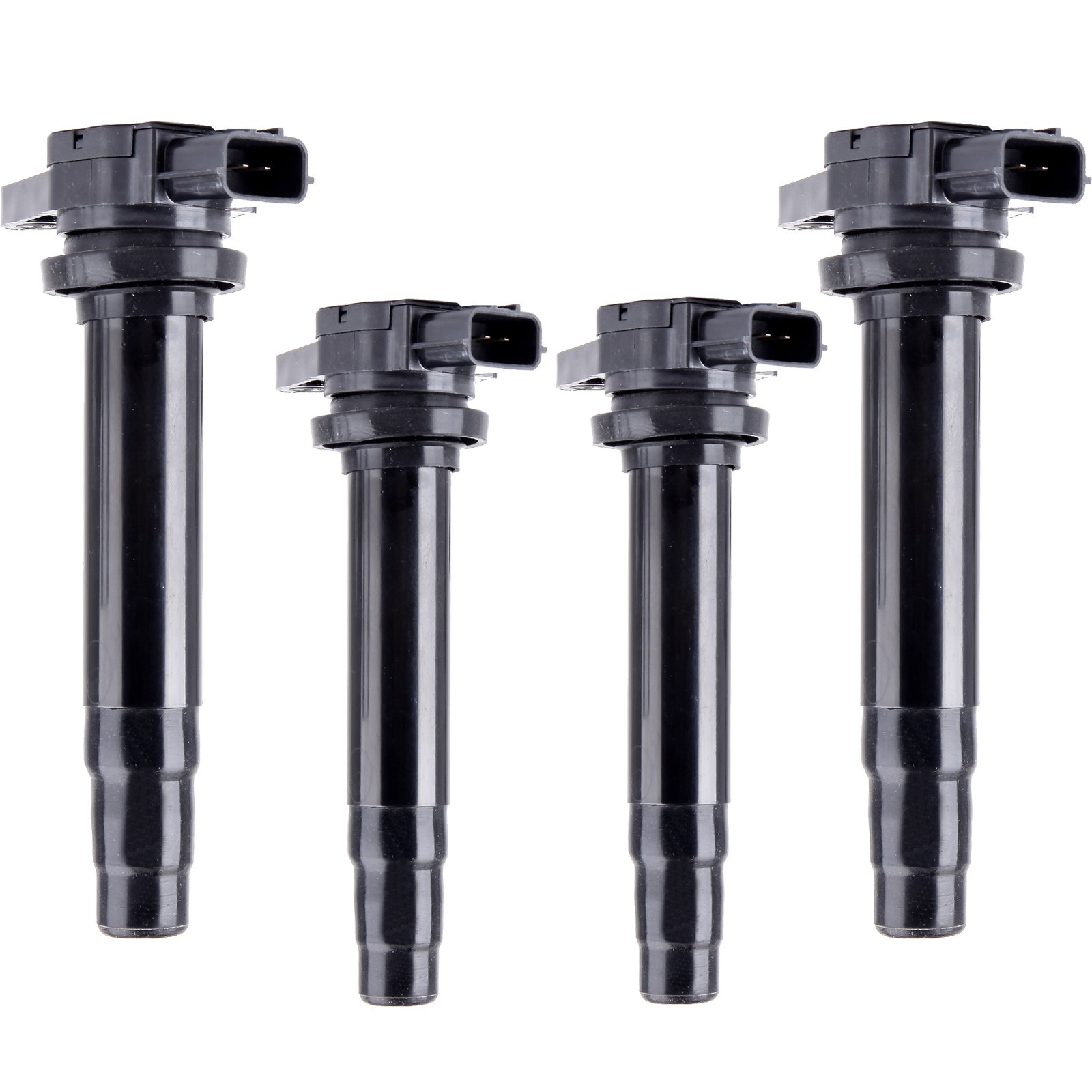 High Performance Ignition Coil Pack Set of 4 - Compatible with Nissan Sentra 2.0L/1.8L/1.6L 2000-2001 Models - Direct Replacement for UF326, 5C1243, U5032 - Improves Engine Power & Fuel Efficiency for Daily Commuting & Highway Driving
