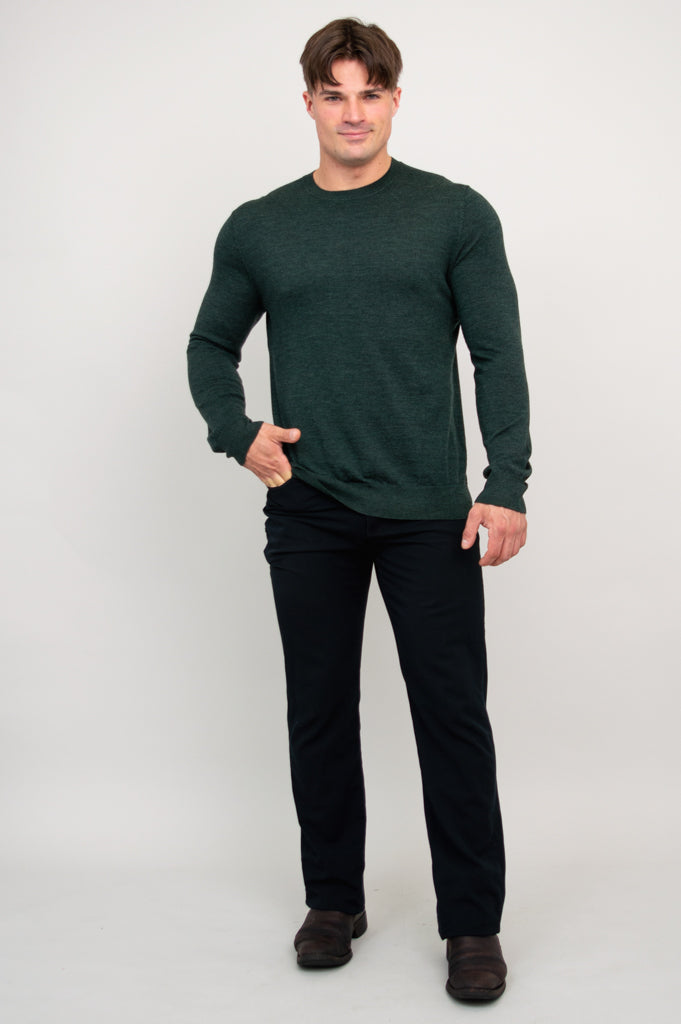 Premium Fraser Sweater for Men & Women - 100% Merino Wool, Woodland Color - Cozy Winter Wear for Outdoor Adventures & Casual Style