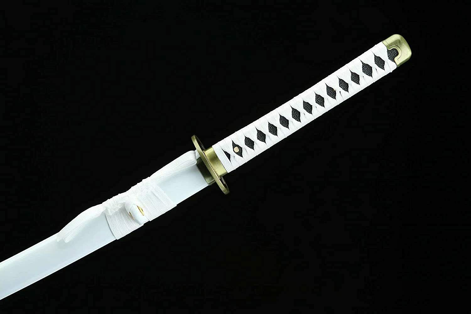 Handmade One Piece Roronoa Zoro Katana - YAMA ENMA Purple Blade Samurai Sword | Japanese Anime Cosplay Weapon | Perfect Gift for Men & Women | Collectible, Display & Cosplay Use