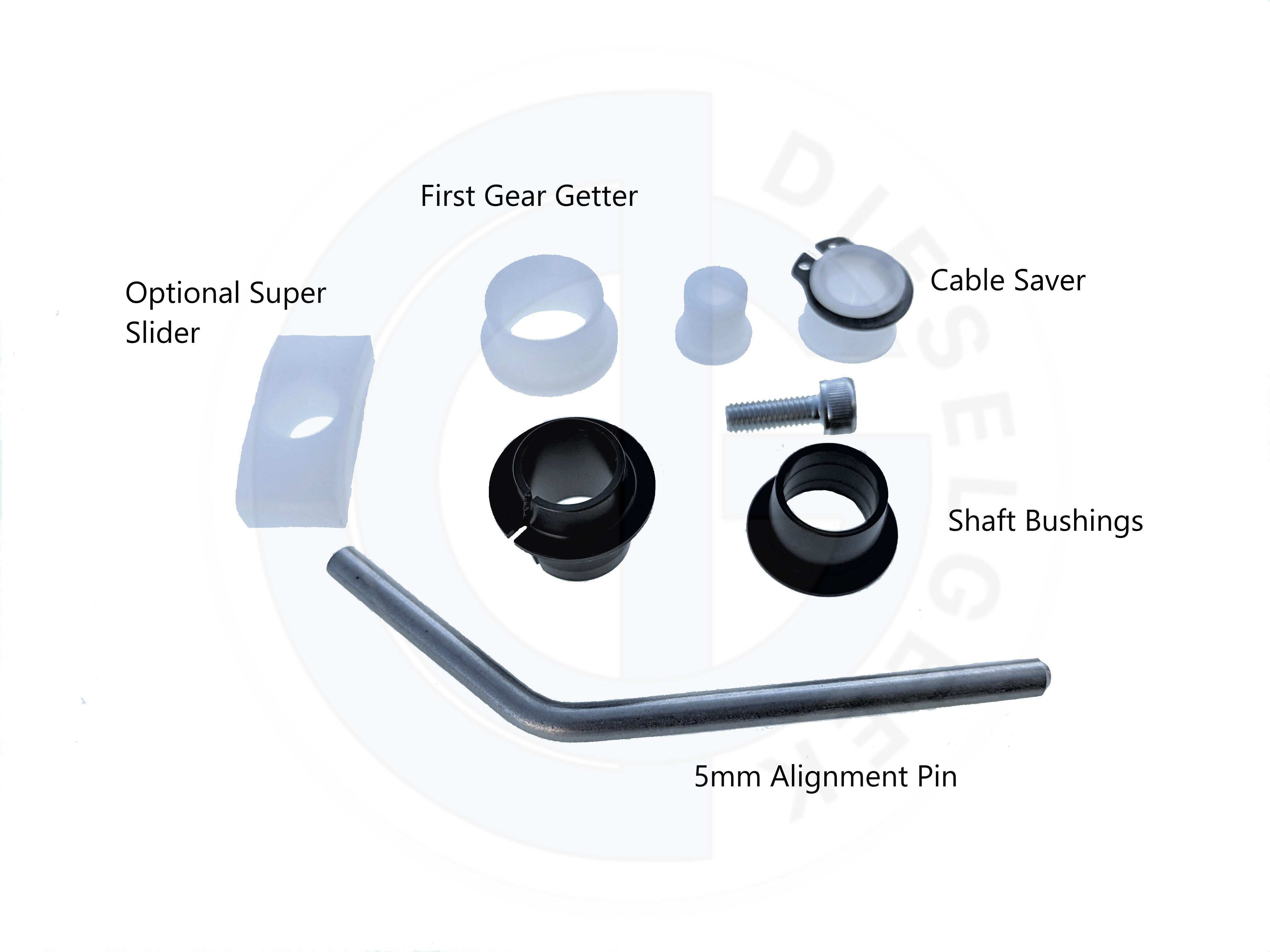 Premium MK5 Shifter Bushing Kit - Compatible with 2006-2007 Volkswagen Golf/Jetta - Enhances Gear Shifting Precision for Racing & Daily Driving