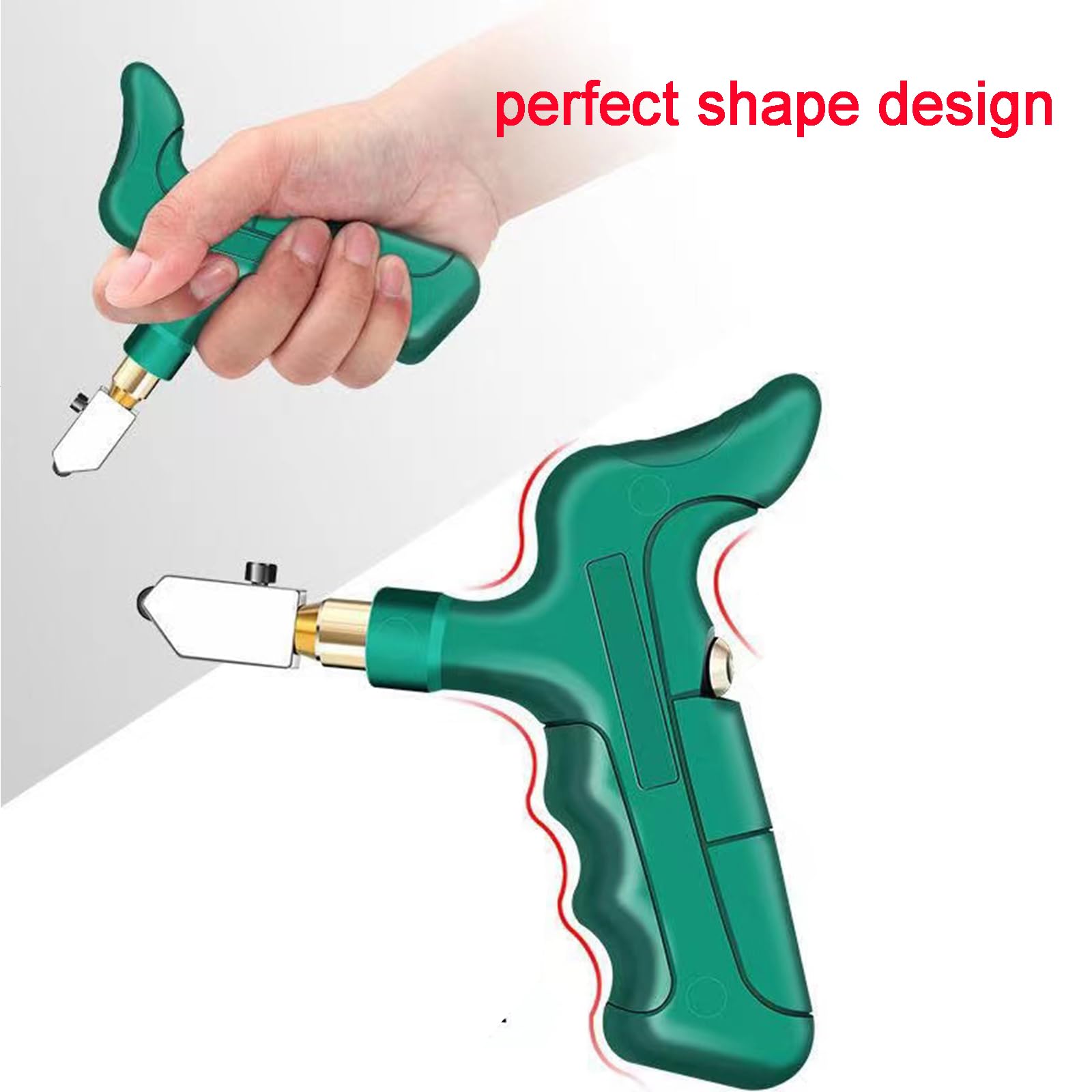 12-Piece Glass & Tile Cutter Tool Set - Professional Mirror Cutting Kit with Ceramic Tile Cutter - Perfect for DIY Home Projects, Glass Art, and Bathroom Renovations