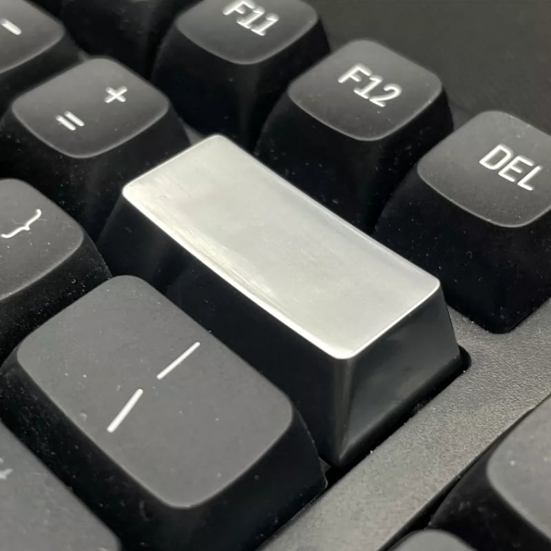 Custom Metal Keycaps for Mechanical Keyboards - Personalized Large Keycaps with Premium Metallic Finish (Blank/Unengraved) - Perfect for Gaming, Typing & Keyboard Enthusiasts
