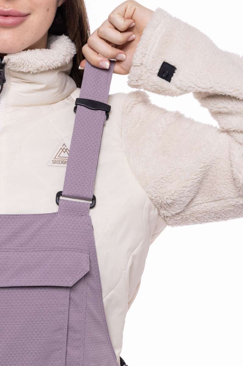 686 Women's Black Magic Insulated Bib Snow Pants - Waterproof Winter Ski Bib Overalls for Snowboarding & Cold Weather (2023 Model) - Perfect for Skiing, Snowboarding & Outdoor Winter Activities