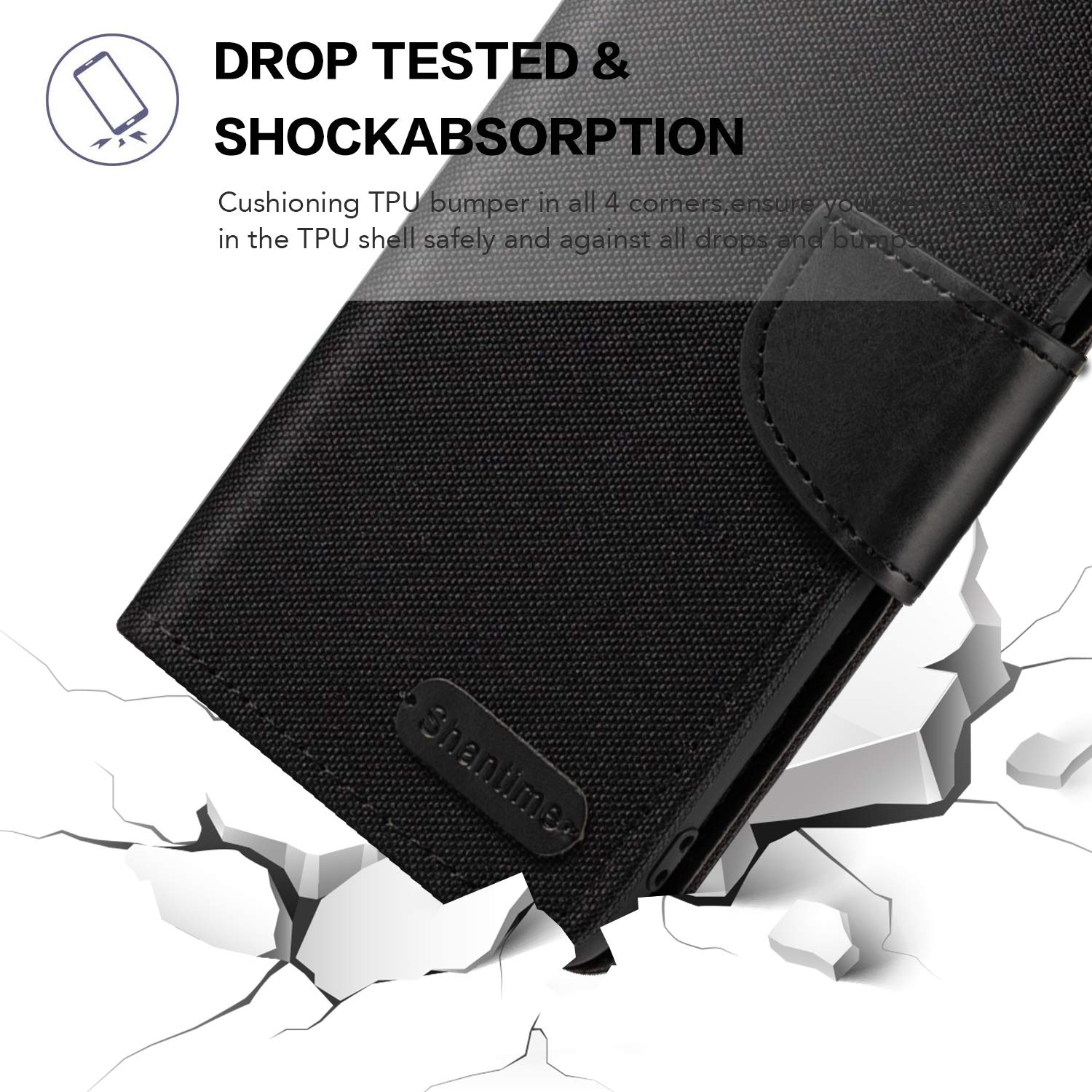 Premium Sony Xperia Z5 Compact Leather Wallet Case - Magnetic Flip Cover with Soft TPU Back Protection | Perfect for Business, Travel & Everyday Use