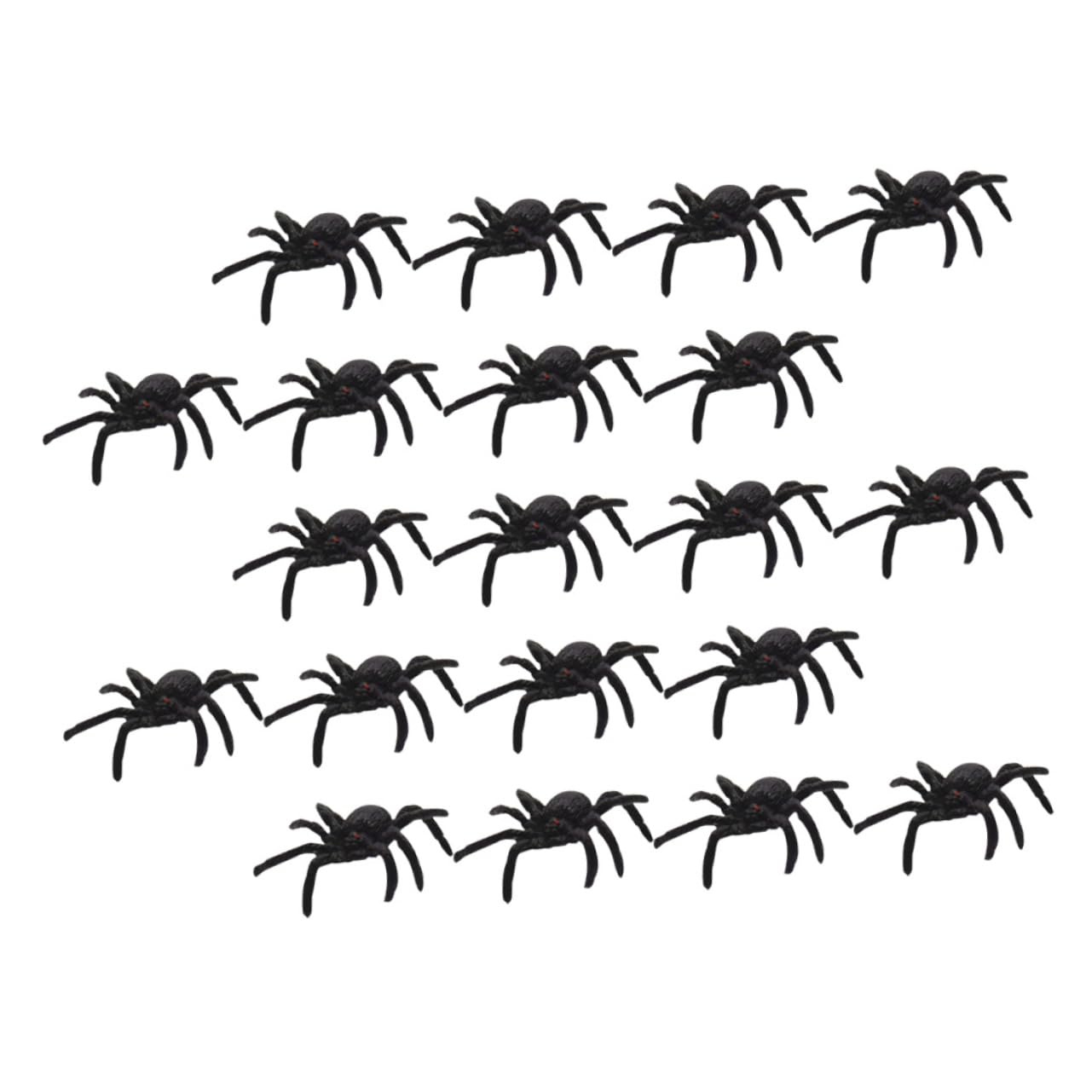 120Pcs Realistic Spider Decorations for Halloween - Fake Scary Spiders Prank Toys, Halloween Party Supplies, Home & Yard Decor for Trick or Treat, Haunted House, and Spooky Themed Events