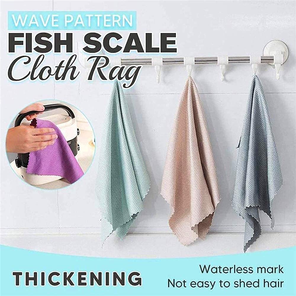LELEBEAR Microfiber Cleaning Cloth - Streak-Free, Reusable & Lint-Free for Mirrors, Glass, Dishes, Screens & Cars (12x16 Inch, Pack of 10) | Perfect for Home, Office & Auto Detailing