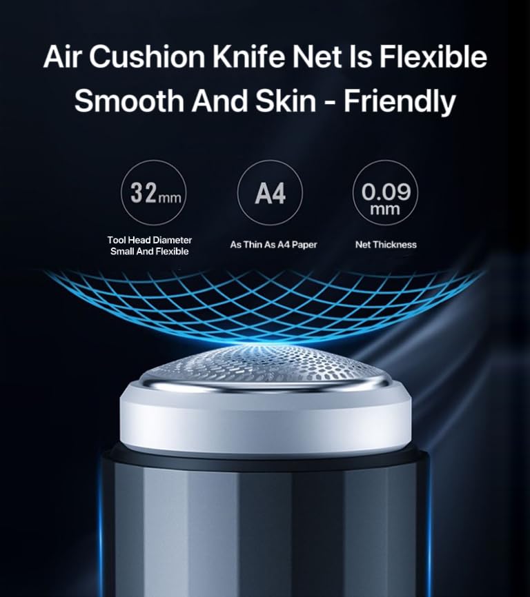 Best Electric Razor for Men - IPX7 Waterproof Rechargeable Shaver, Portable Wet/Dry Travel Razor for Face & Body Grooming | Perfect for Home, Gym & Business Trips