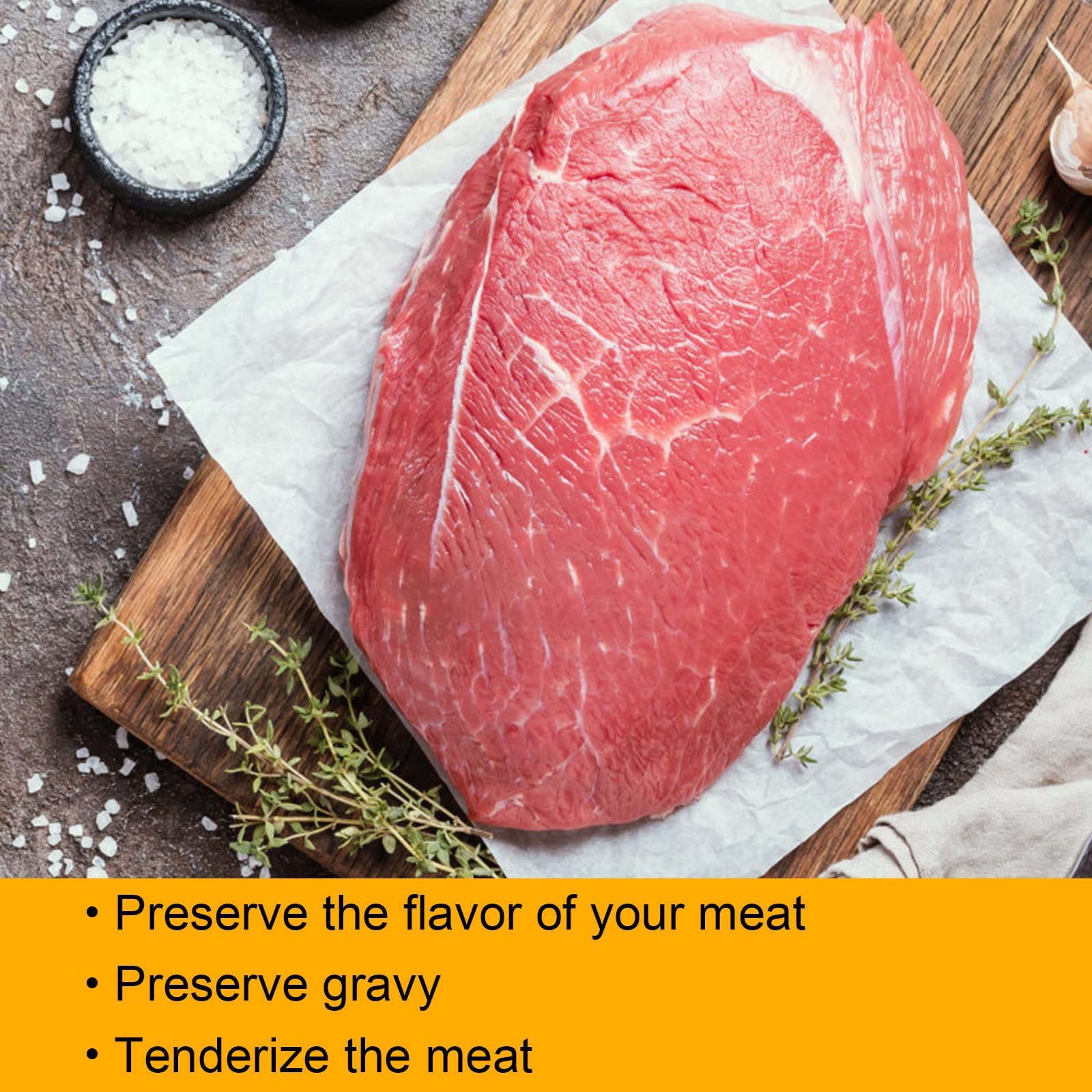 120-Piece White Butcher Paper for Sublimation - 12x12 Inch Wax-Free Precut Meat Wrapping Sheets | Heat Press & Food Safe Disposable Butcher Paper for BBQ, Meat Packaging & Craft Projects