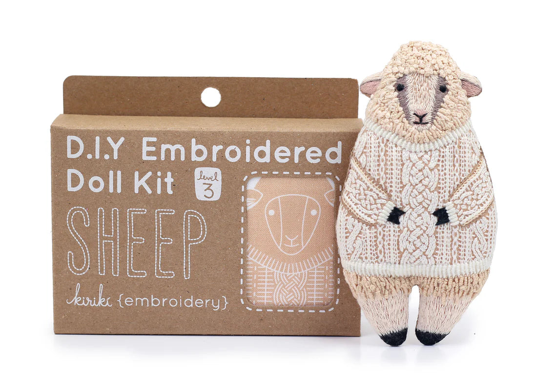 DIY Animal Embroidered Doll Kits for Beginners - Cute Handmade Stuffed Animals Craft Set for Kids & Adults - Perfect for Birthday Gifts, Home Decor, and Creative Sewing Projects