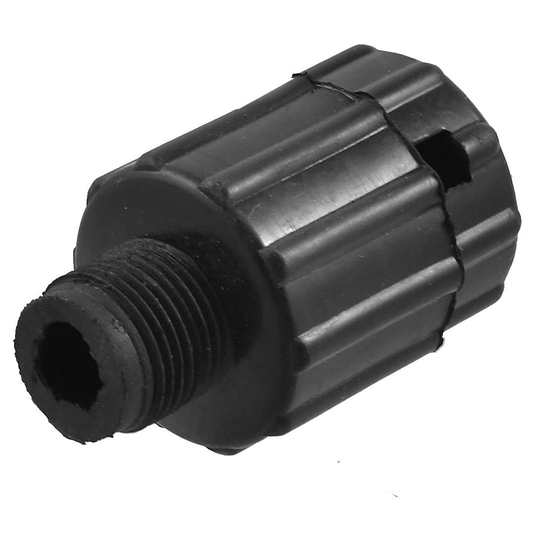 Youmine 16mm Male Thread Plastic Air Compressor Oil Plug - Black Replacement Part for Air Tools & Pneumatic Systems | Perfect for Maintenance & Repair