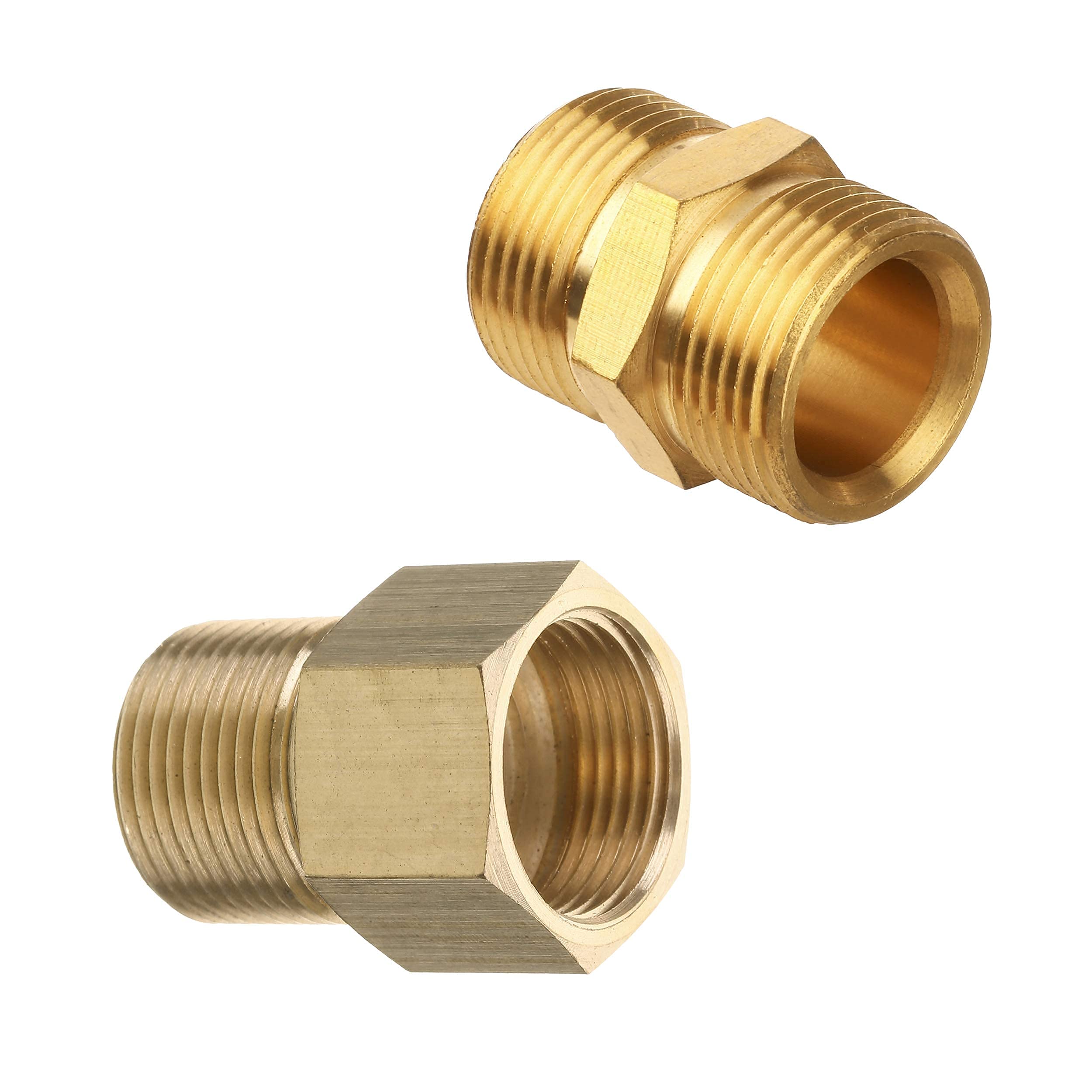 M MINGLE Pressure Washer Coupler 2-Pack - 4500 PSI High Pressure Quick Connect Fittings for Power Washer Accessories - Perfect for Car Washing, Deck Cleaning & Home Maintenance
