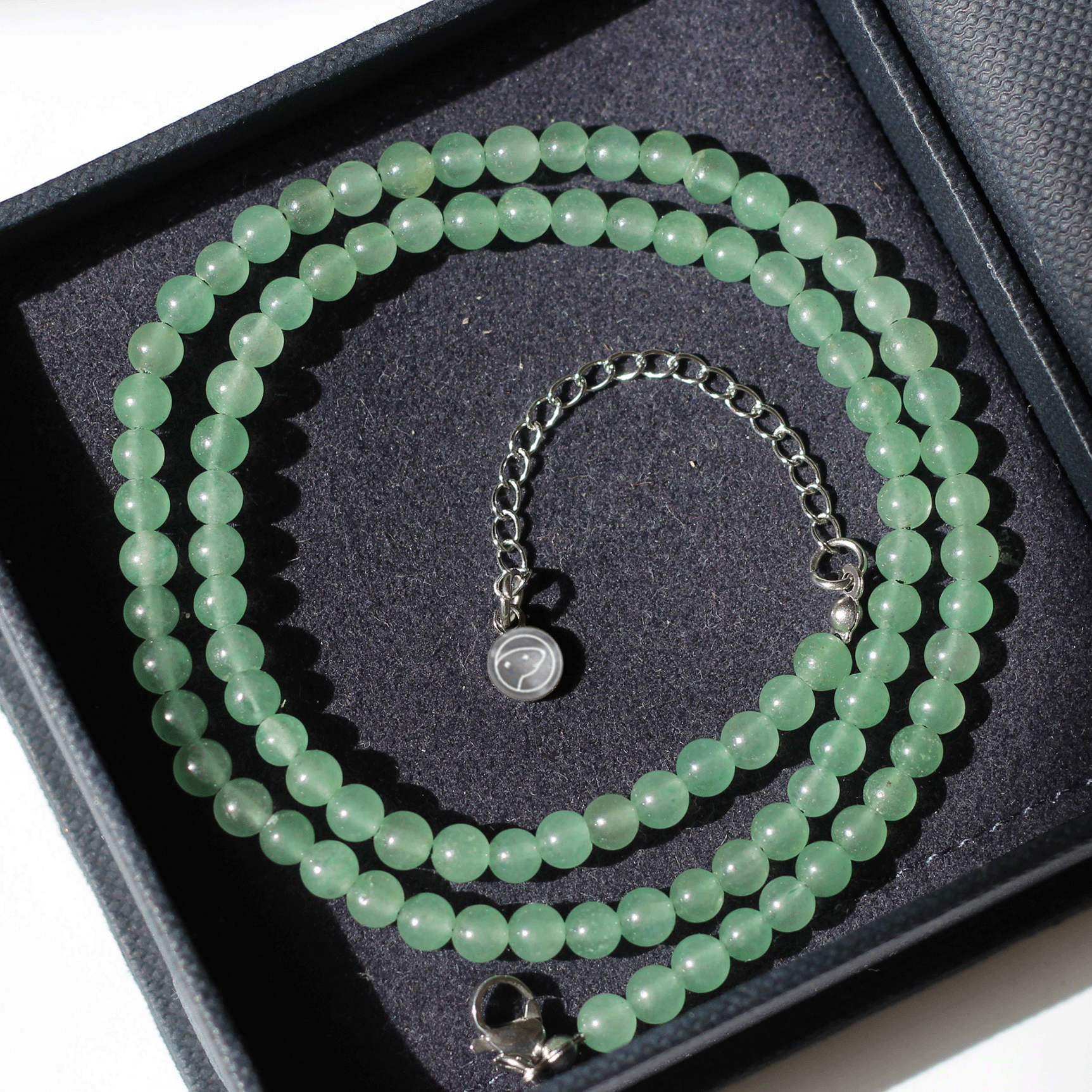 Aventurine Beaded Necklace for Women - Mini Green Stone Healing Crystal Jewelry - Perfect for Meditation, Yoga & Spiritual Gifts