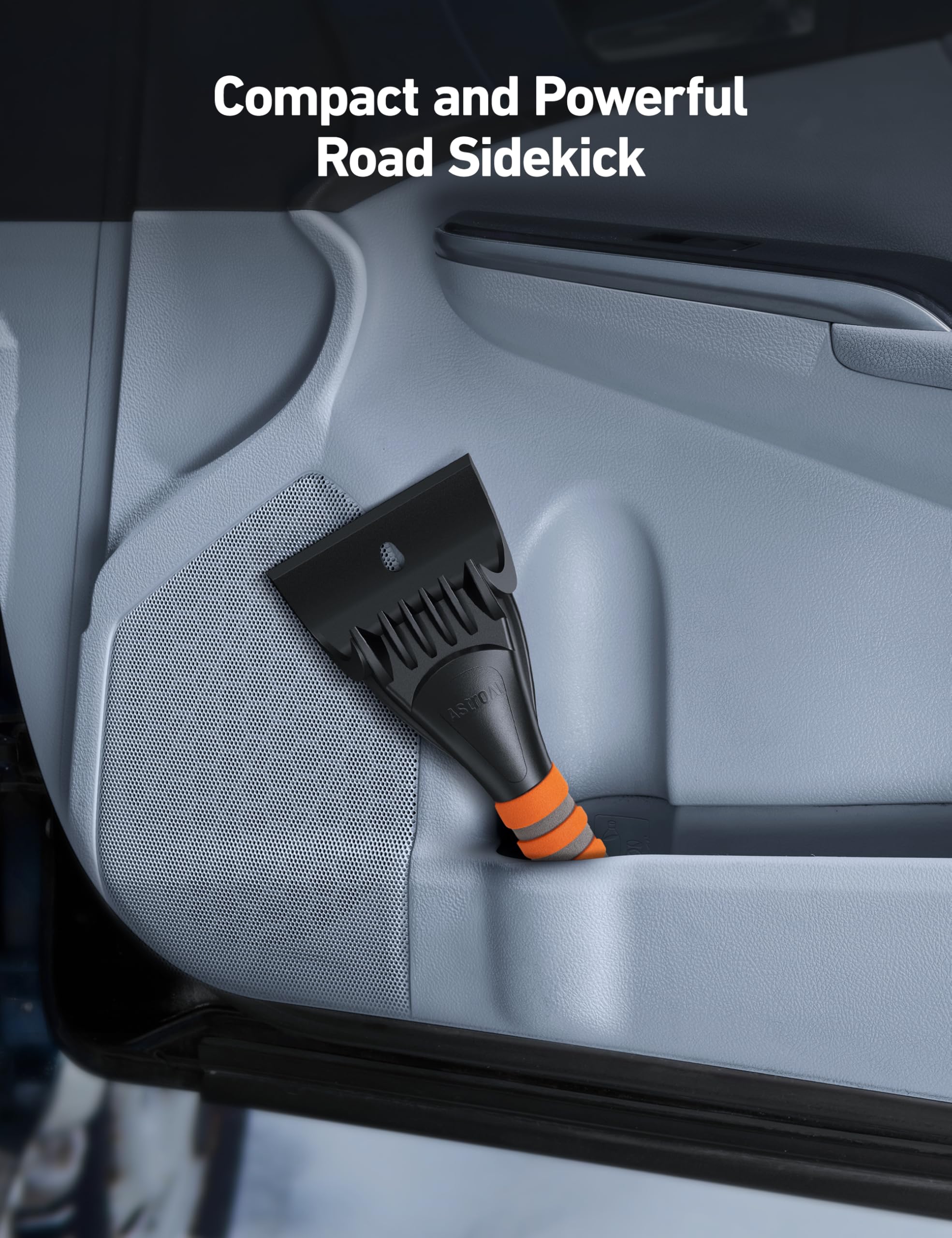 AstroAI Heavy Duty Ice Scraper for Car Windshield - Durable Snow and Ice Removal Tool for Cars & Small Trucks - Perfect for Winter Driving, Frosty Mornings & Icy Parking Lots