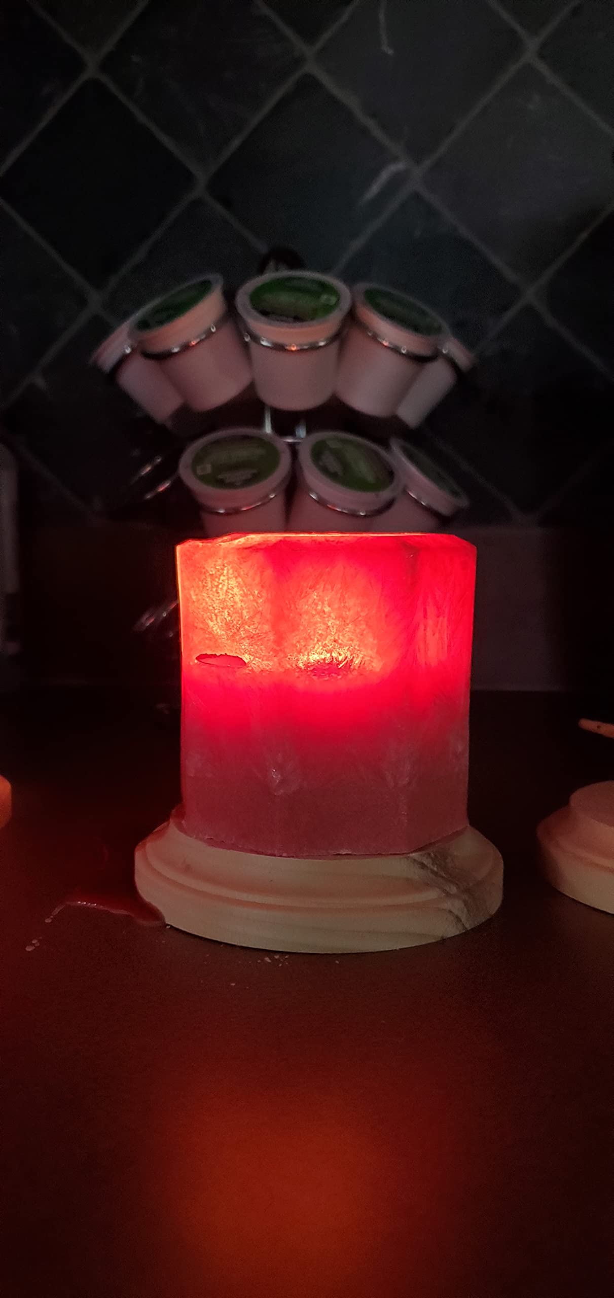 Hand-Poured Palm Wax Candles with Hidden Crystals - Perfect for Gifts & Relaxation