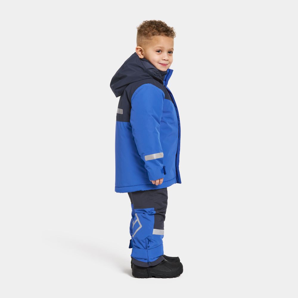 Didriksons Skare Kids Ski Jacket & Pants Set - Waterproof Winter Snowsuit for Boys & Girls, Caribbean Blue - Perfect for Skiing, Snowboarding & Outdoor Winter Activities