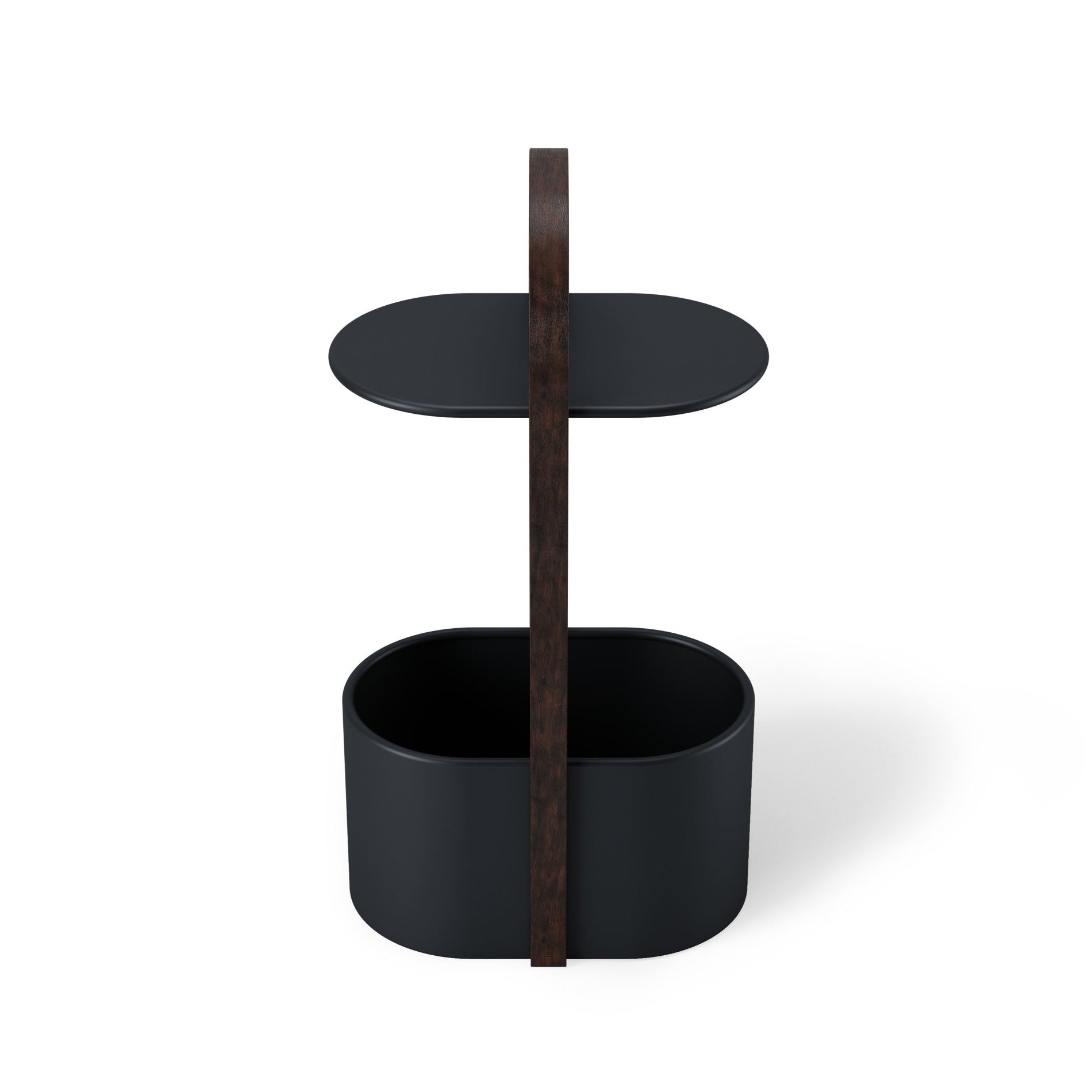 Bellwood Storage Table - Foldable Side Table with Storage Shelf, Perfect for Living Room, Bedroom, or Office Organization