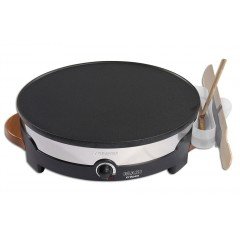 Lagrange 109016 Maxi Crepe Maker with 3 Chocolate Pots - Perfect for Breakfast, Desserts & Family Gatherings