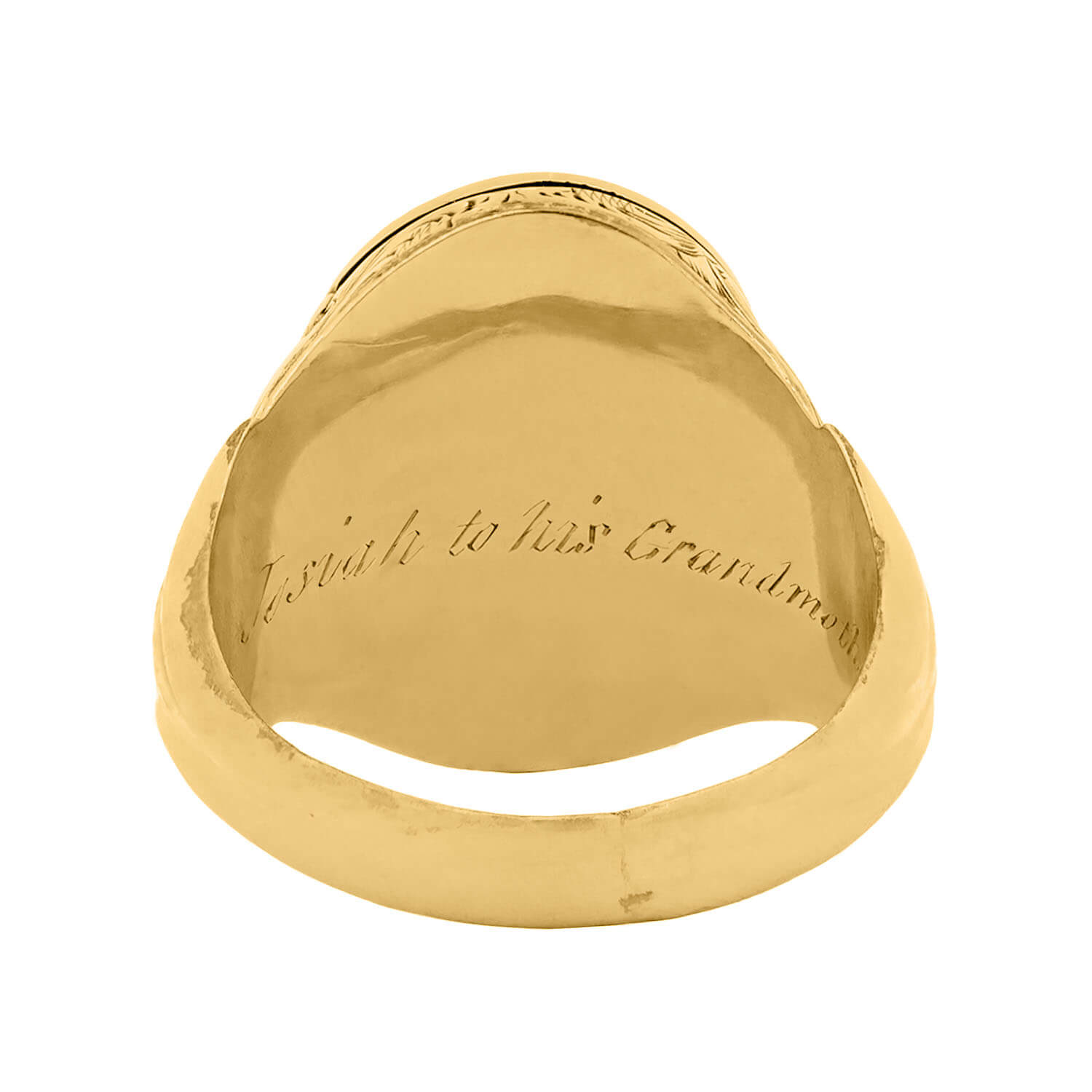 Victorian 14k Gold Monogram Floral Locket Ring - Elegant Antique Jewelry for Women, Perfect for Weddings, Anniversaries & Special Occasions