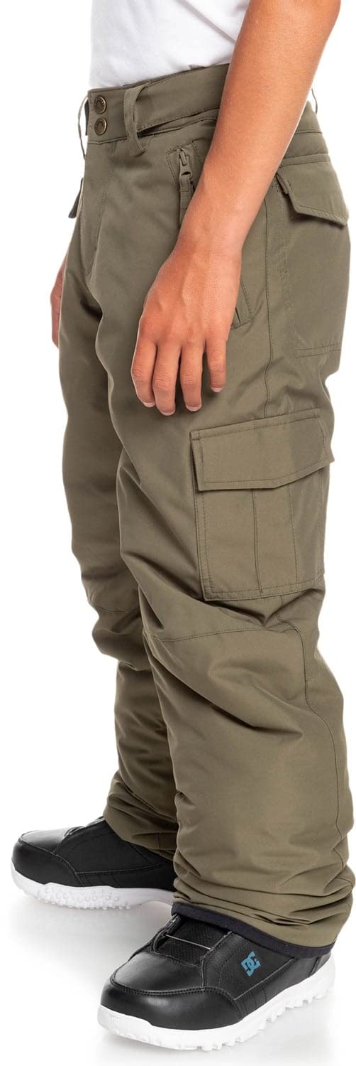 Quiksilver Porter Kids Snowboard Pants - Waterproof Insulated Winter Snow Pants for Boys & Girls, Size M (12), Grape Leaf Print - Perfect for Skiing, Snowboarding & Outdoor Winter Activities