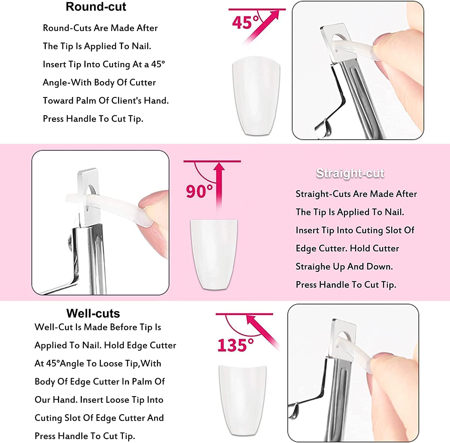 Shills Professional Nail Scissors - Precision Manicure Tool for Acrylic & Fake Nails | U-Shape Trimmer & Nail Shaper | Perfect for Salon & Home Nail Care