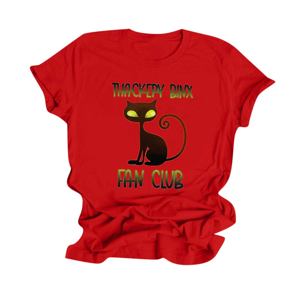 Funny Plus Size Halloween T-Shirts for Women - Cute & Casual Halloween Tee Tops - Perfect for Costume Parties, Trick or Treating & Spooky Season Outfits
