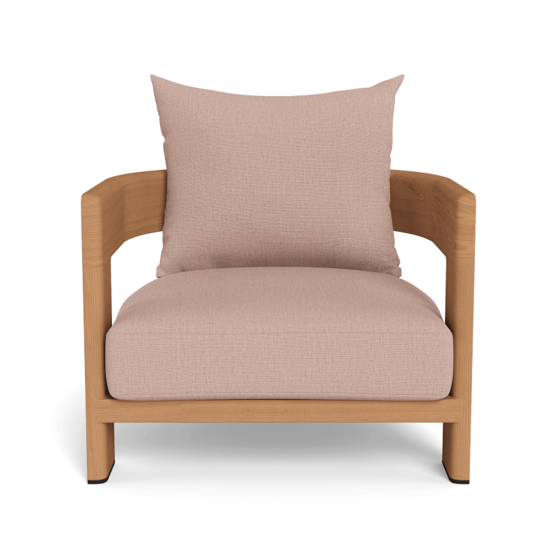 Premium Victoria Teak Lounge Chair - Outdoor Patio Furniture with Cushion - Perfect for Poolside, Garden, and Backyard Relaxation