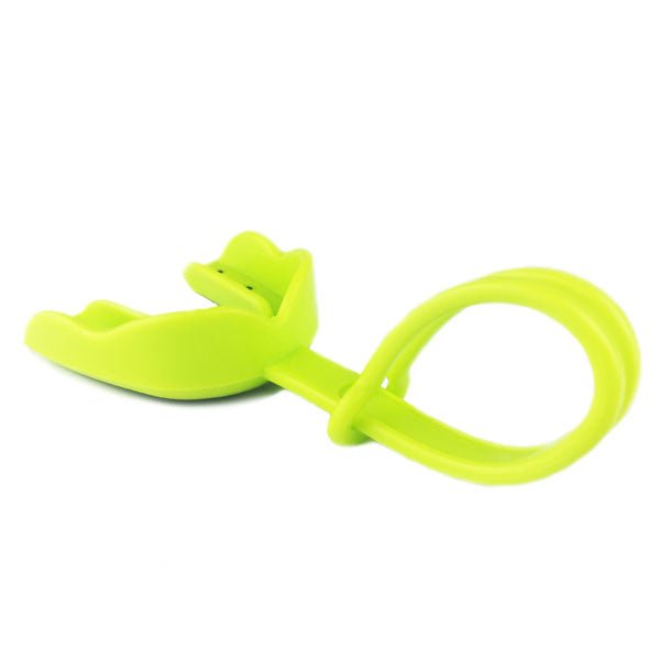 DC Green Mouthpiece (EI) with Strap - Protective Dental Guard for Sports & Nighttime Teeth Grinding - Perfect for Boxing, MMA, and Bruxism Relief
