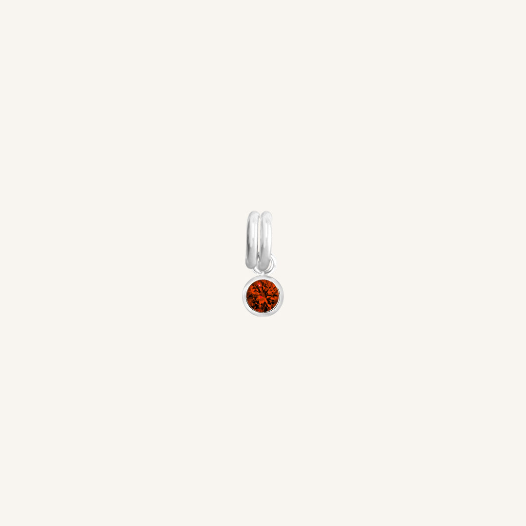 January Aura Birthstone Charm - Elegant & Unique Jewelry Gift for Women - Perfect for Birthdays, Anniversaries & Special Occasions