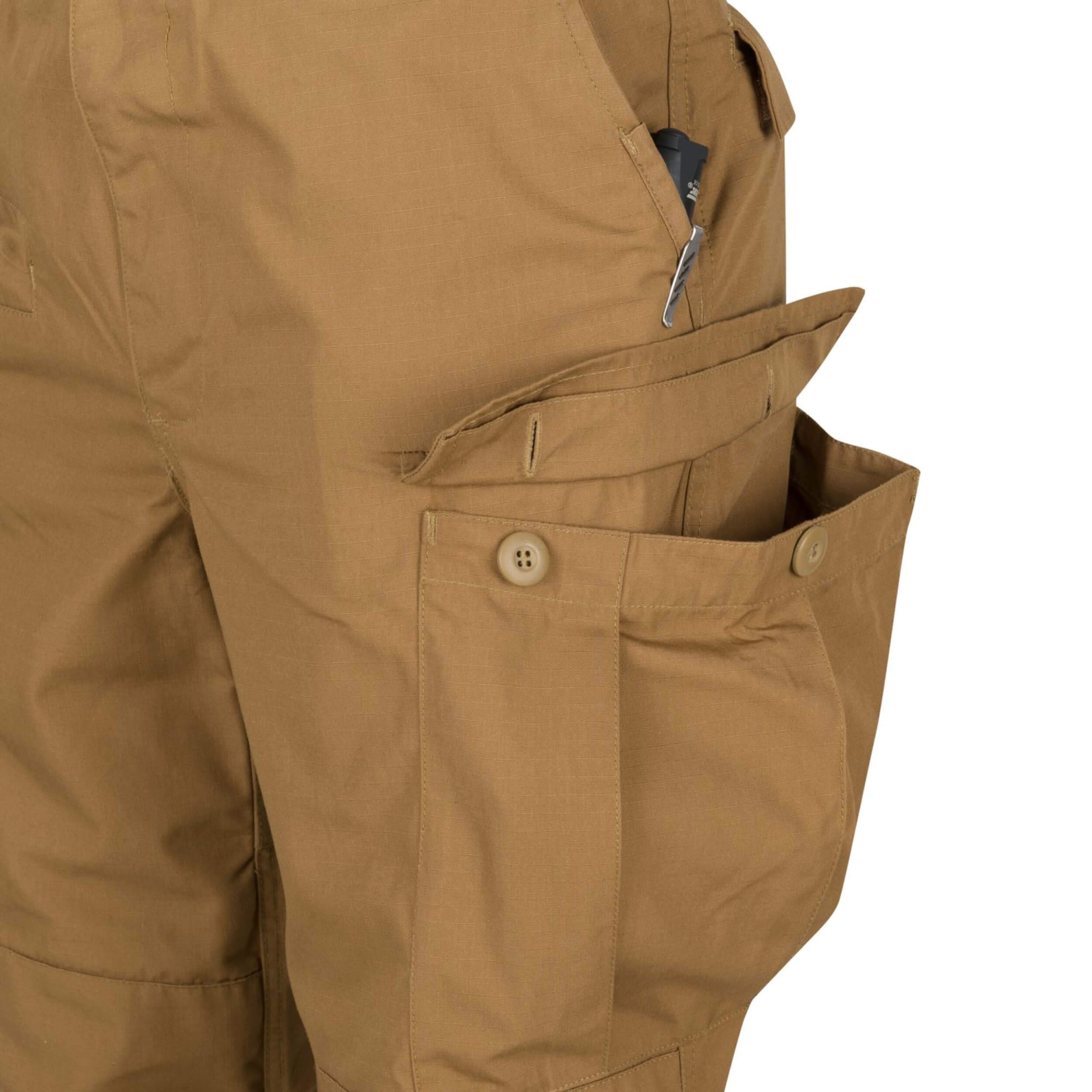 Helikon-Tex Men's BDU Mk2 Tactical Pants - Shadow Gray, Size L Regular | Durable Outdoor & Military Workwear for Hiking, Hunting & Airsoft