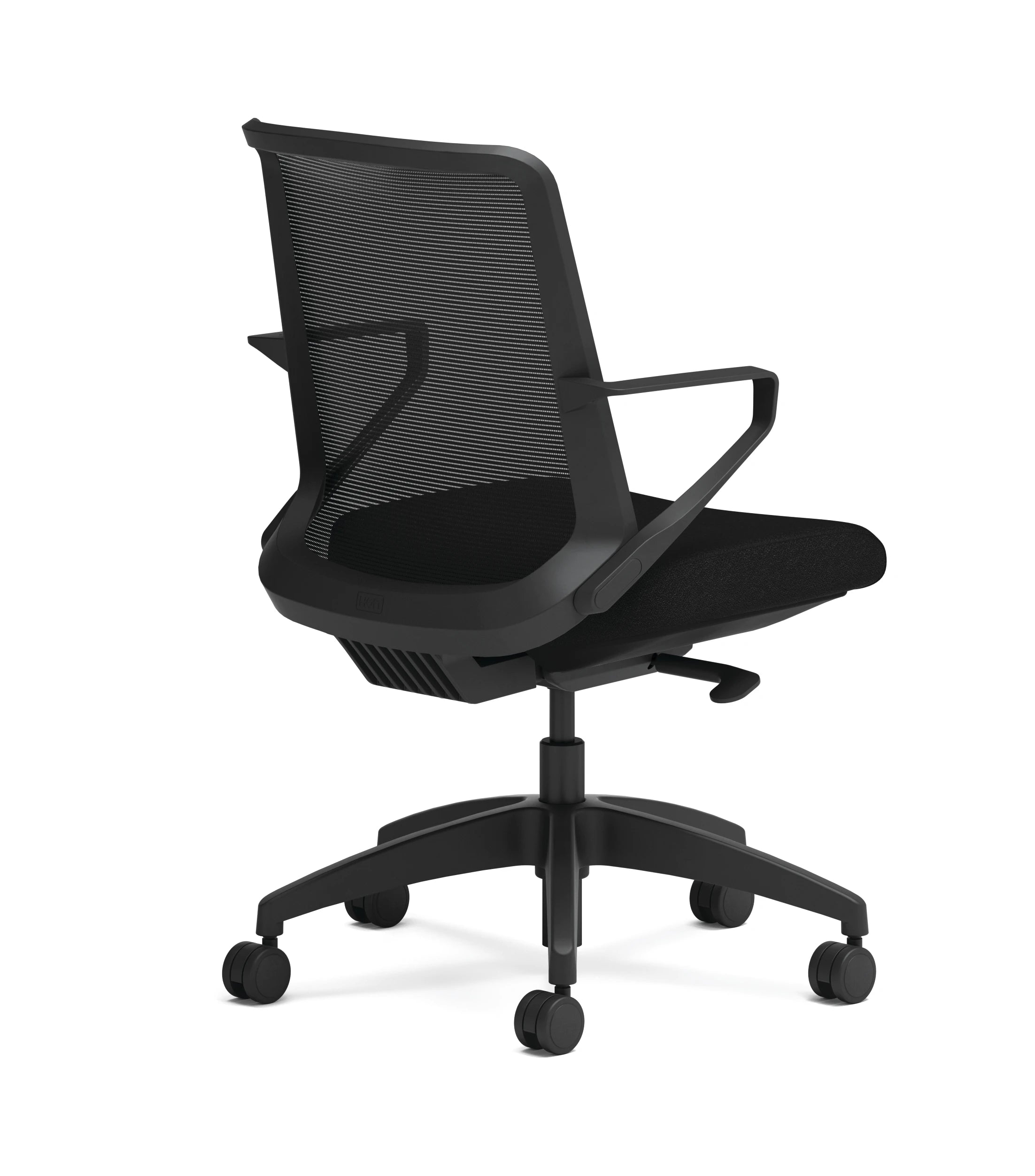 Ergonomic Cliq Office Chair with Synchro Tilt Mechanism - Basalt Fabric & Black Designer Frame for Home Office, Gaming, and Workspace Comfort