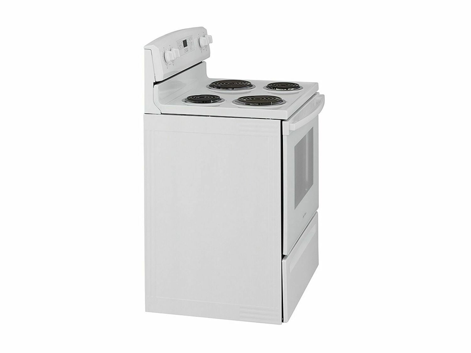 Amana ACR4503SFW 30 Inch White Electric Range with Self-Cleaning Option - Perfect for Modern Kitchens & Home Cooking