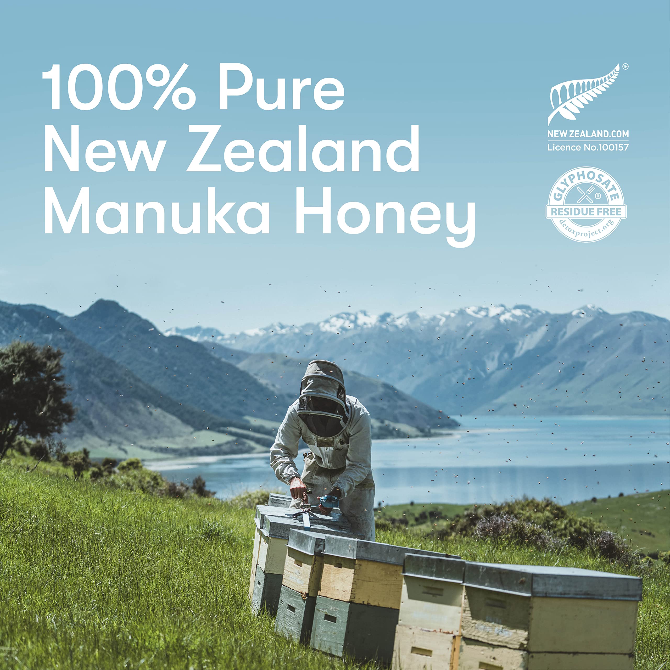 UMF 26+ Manuka Honey 8.8oz - Authentic New Zealand, MGO 1282+ | Perfect for Tea & Wellness